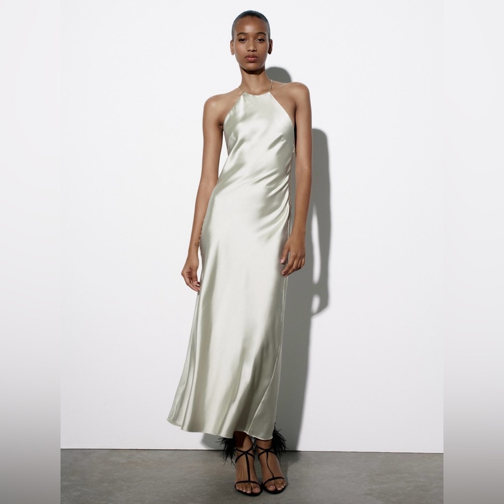 ZARA / SATIN SLIP DRESS